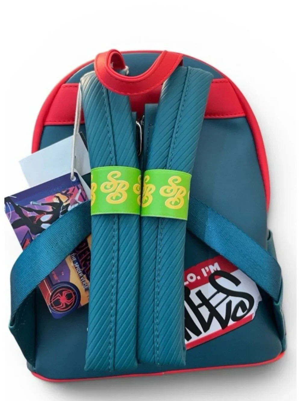 Loungefly Spiderverse Miles Morales Hoody Cosplay Mini Backpack Lenticular NWT